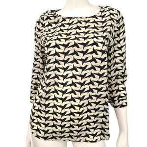 Pixley Bird Print Blouse Womens size Small